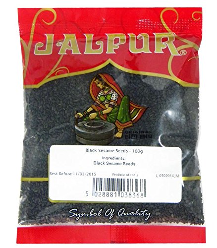 Schwarzer Sesamsamen - 100 g von Jalpur
