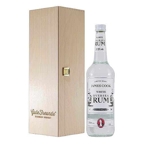 James Cook Oversea White Rum mit Geschenk-HK von James Cook