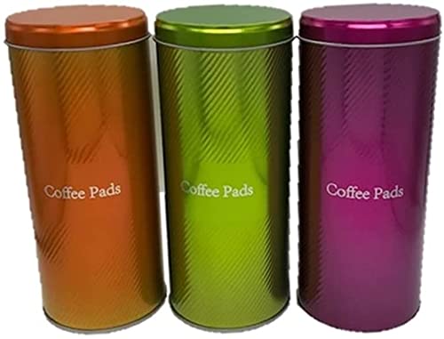 3x Kaffeedose - Dekorative Vorratsdosen in 3 Designs - Aufbewahrungsbehälter mit Deckel für von James Premium