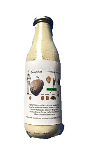 Backmischung im Glas Emmer NEU mit zusätzlichen Gewürzen Backmischung im Glas Emmer NEU mit zusätzlichen Gewürzen von James Premium