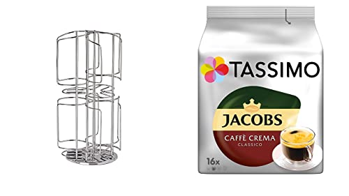 Tassimo Cafe Crema + Kapselständer Edelstahl von James Premium