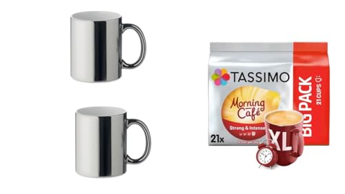 Kaffeekapseln "passend" für Tassimo Morning Café XL KapselnGenieße den neuen TASSIMO Morning Café in beliebter XL Bechergröße und profitiere vom Big Pack mit 21 Getränken plus + 2 Kaffeebecher von James Premium