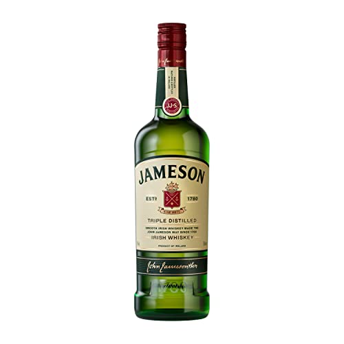Jameson Irish Whiskey – Blended Irish Whiskey aus feinen, dreifach destillierten Pot Still und Grain Whiskeys – Milder und zeitloser Whiskey aus Irland – 1 x 0,7 l von Jameson