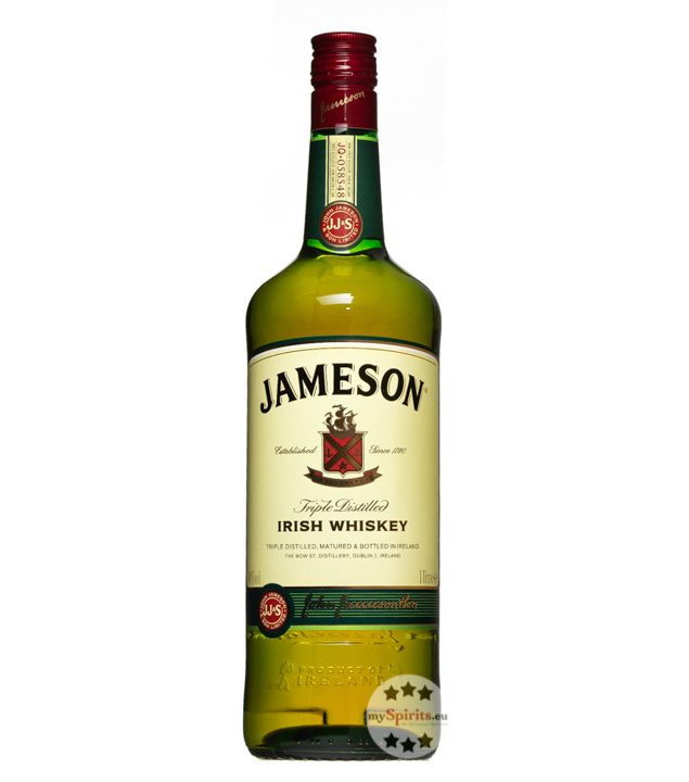 Jameson Irish Whiskey  (40 % Vol., 1,0 Liter) von Jameson