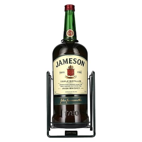 Jameson Whiskey Triple Distilled Irish Whiskey 40% Vol. 4,5l mit Schwenkständer von Jameson