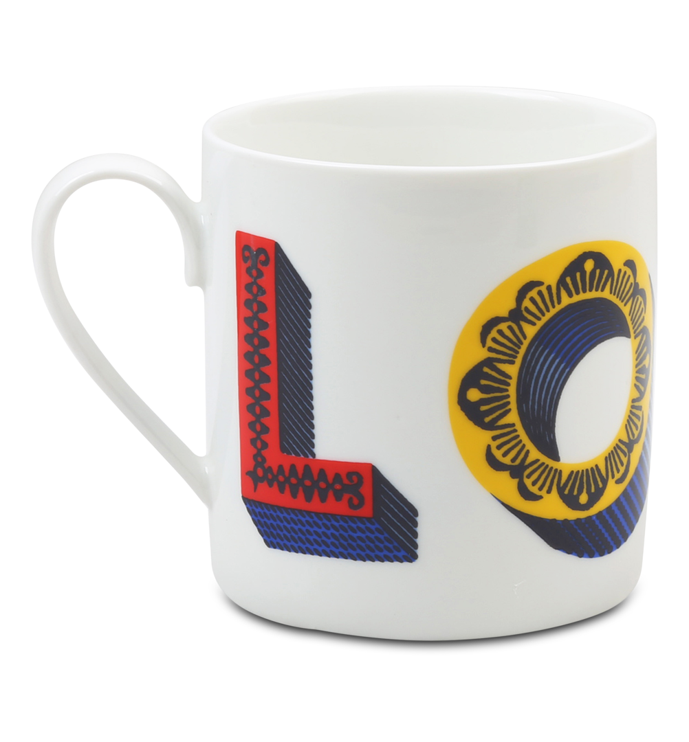 Mug LOVE bunt Mug LOVE bunt von Jamida AB