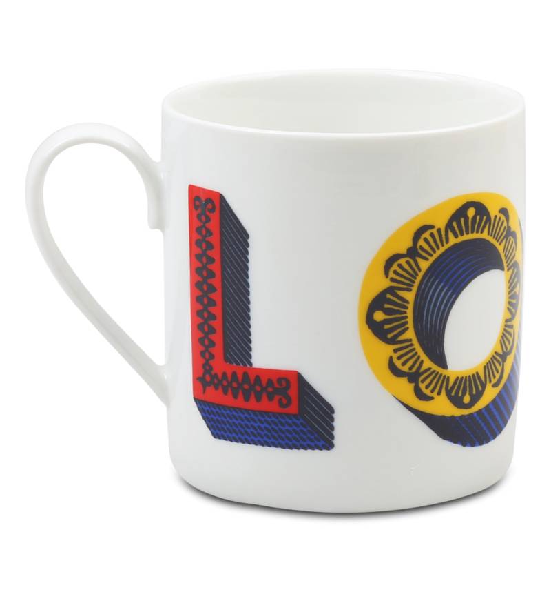 Mug LOVE bunt von Jamida AB