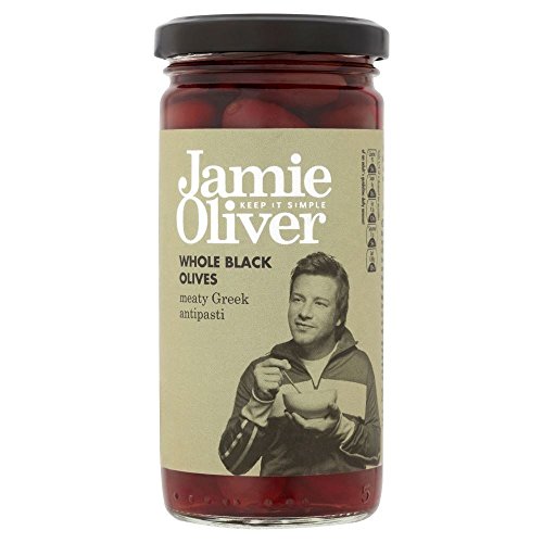Jamie Oliver Ganze schwarze Oliven (245g) - Packung mit 2 von Jamie Oliver