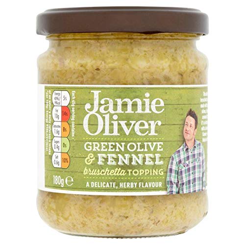 Jamie Oliver Grüne Olive & Fenchel Bruschetta Topping 4x180g von Jamie Oliver