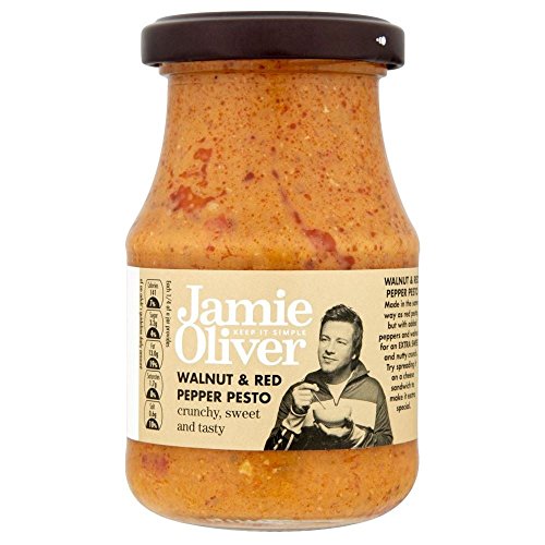 Jamie Oliver Nussbaum & Paprika Pesto (190g) - Packung mit 2 von Jamie Oliver