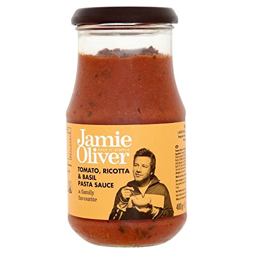Jamie Oliver Pasta Sauce - Tomaten, Ricotta und Basilikum (400g) - Packung mit 2 von Jamie Oliver