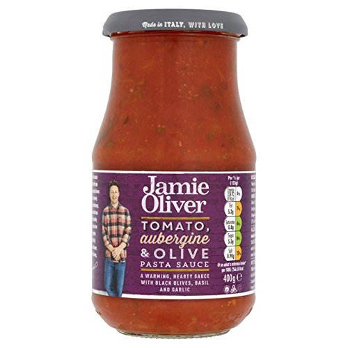 Jamie Oliver Tomaten, Aubergine und Olive Sugo für Nudeln, 400 g, 6 Stück von Jamie Oliver