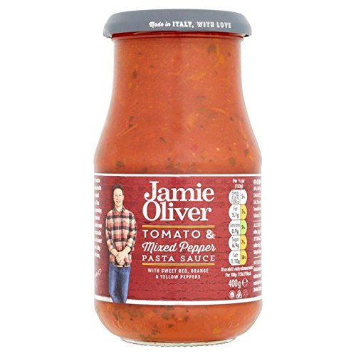 Jamie Oliver Tomaten & Pfeffer Gemischt Pasta-Sauce 400G - Packung mit 2 von Jamie Oliver