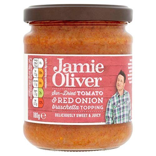 Jamie Oliver Tomaten- und rote Zwiebel Bruschetta-Topping 180 g von Jamie Oliver