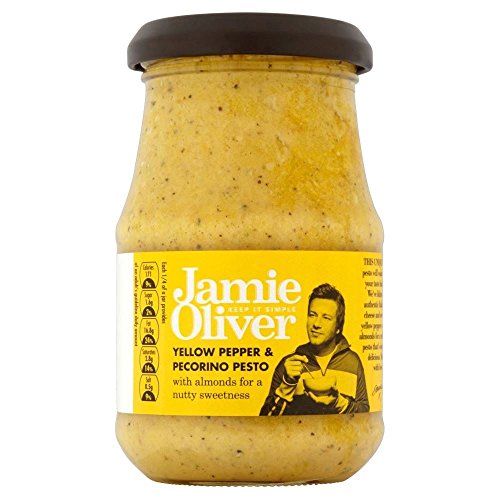 Jamie Oliver Yellow Pepper & Pecorino Pesto (190g) - Packung mit 2 von Jamie Oliver