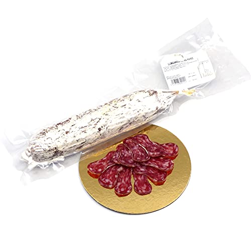 270g Longaniza de Payés - luftgetrocknete Berg-Salami aus Katalonien - der ideale Tapas Snack von Jamón y Vino - Spanische Delikatessen