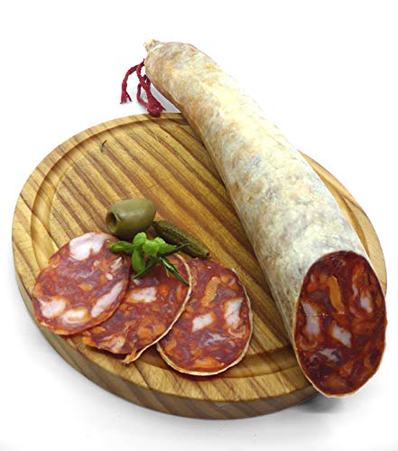 2x 350g Chorizo Ibérico de Bellota | Pata Negra Salami mit Paprika | aus Freilandhaltung von Jamón y Vino - Spanische Delikatessen
