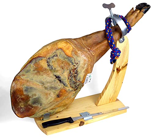 8,5kg Ibérico Cebo de Campo Schinken - OHNE ZUSATZSTOFFE - großer Hinterschinken +36 Monate luftgetrocknet Freilandhaltung 8,5kg Ibérico Cebo de Campo Schinken - OHNE ZUSATZSTOFFE - großer Hinterschinken +36 Monate luftgetrocknet Freilandhaltung von Jamón y Vino - Spanische Delikatessen