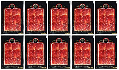 Iberischer Schinken Reserve Pack 10 Umschläge von 100gr. Vakuumverpackt. Hand geschnitten. von JamonOnline