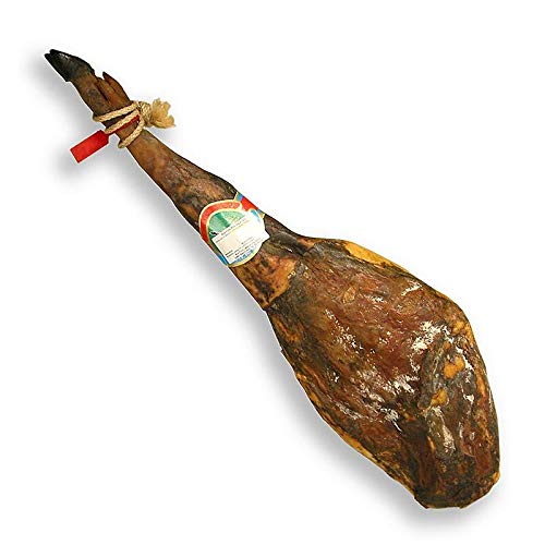 BOS FOOD - Pata Negra, 100% Jamon Iberico Bellota, ganzer Schinken mit Knochen, ca.8 kg von Jamones y Embutidos Jierrito Alego S.L