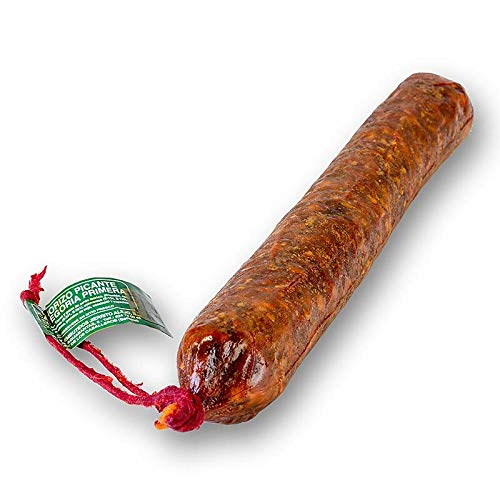 BOS FOOD - Chorizo Picante, ganze Wurst, vom Iberico Schwein, ca.500g von Jamones y Embutidos Jierrito Alejo