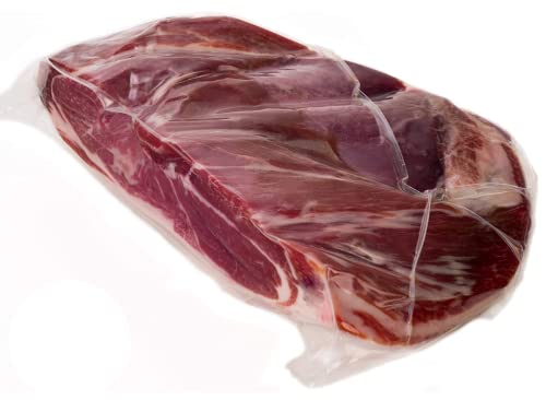 Serrano Schinken entbeint & poliert (Vorderschinken) ca. 1 Kg - Jamon Serrano mit Meeressalz aus dem Mittelmeer von Jamonprive