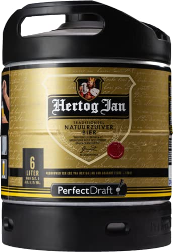 Hertog Jan Pils, Original Bier aus Holland, Perfect Draft (1 x 6l) MEHRWEG Fassbier von HOPT