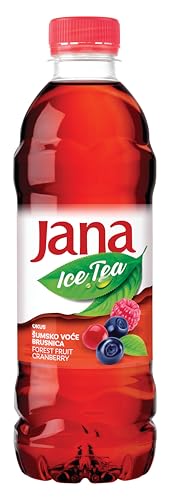 Jana Ice Tea Waldbeere - Erfrischungsgetränk mit Waldbeere Geschmack, Eistee, EINWEG inkl. Pfand, (6 x 500ml) von Jana Ice Tea