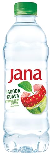 Jana Wasser - Erfrischungsgetränk mit Erdbeere & Guave Geschmack, EINWEG inkl. Pfand, (6 x 0,5l) von Jana Ice Tea