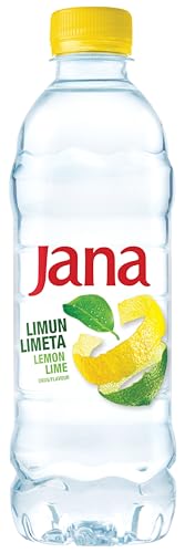 Jana Wasser - Erfrischungsgetränk mit Zitrone & Limette Geschmack, EINWEG inkl. Pfand, (6 x 0,5l) von Jana Ice Tea