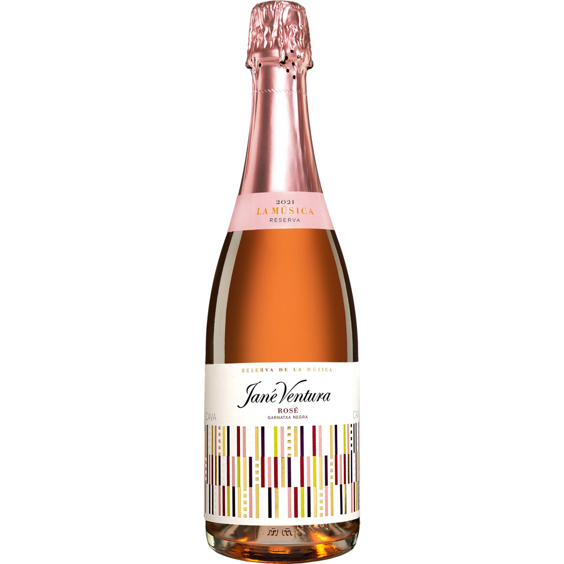 Jané Ventura Cava »Reserva de la Música« Rosé Reserva Brut 2021 0.75L 12% Vol. Trocken aus Spanien Jané Ventura Cava »Reserva de la Música« Rosé Reserva Brut 2021 0.75L 12% Vol. Trocken aus Spanien von Jané Ventura