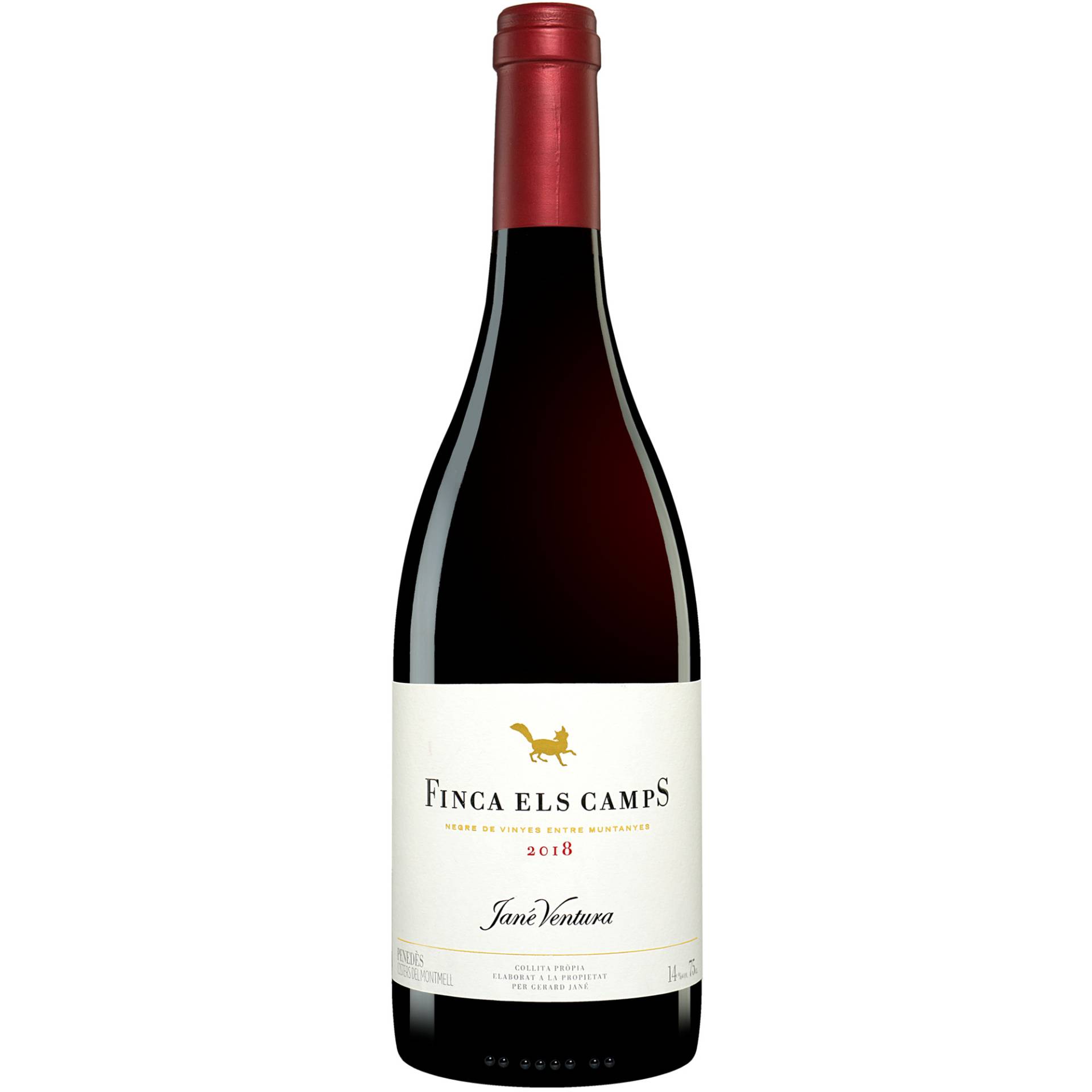 Jané Ventura »Finca Els Camps« Negre 2018  0.75L 14% Vol. Rotwein Trocken aus Spanien von Jané Ventura