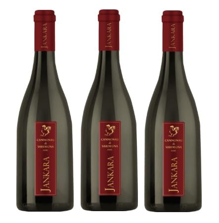 3x 0,75l - 2022er - Jankara - Cannonau di Sardegna D.O.P. - Sardinien - Italien - Rotwein trocken 3x 0,75l - 2022er - Jankara - Cannonau di Sardegna D.O.P. - Sardinien - Italien - Rotwein trocken von Jankara