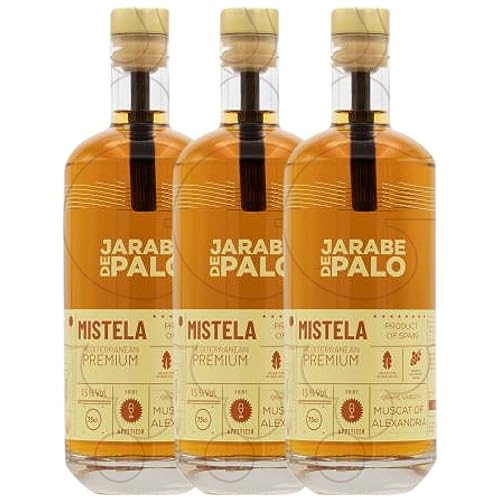 Jarabe de Palo Mistela Muscat Kleinem Korn Alicante 75 cl (Schachtel mit 3 Flaschen von 75 cl) von Jarabe de Palo Wines