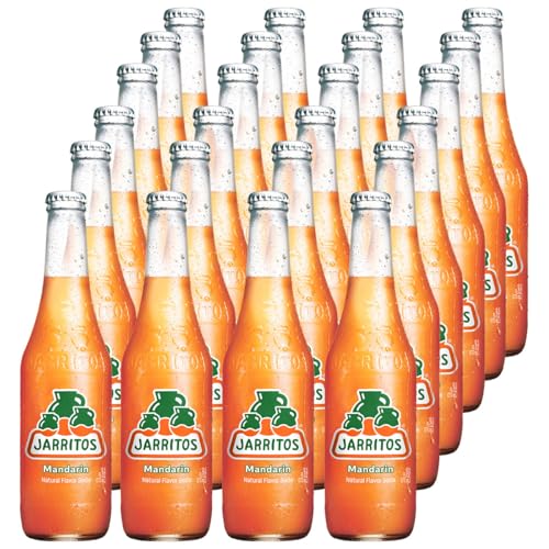 JARRITOS Mandarine Limonade, 24er Pack, EINWEG (24 x 370 ml) von Jarritos