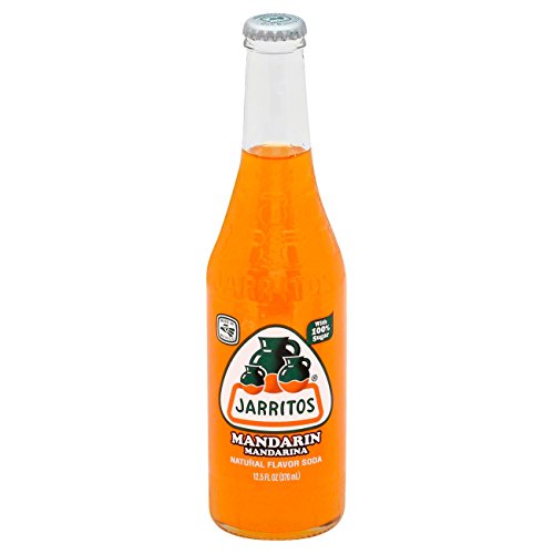 Jarritos mexikanische Limo - natürlicher Geschmack, Mandarine 0,37l - Glas (24er Karton) von Jarritos