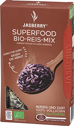 Bio Vollkorn Reis Jasberry Superfood 250g - Variante Mix von Jasberry