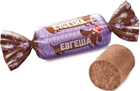 Konfekt-Batonchik EVGESHA mit Kakaogeschmack 200g lose von Jaschkino