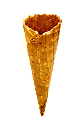 PJaspert Eiswaffeln | Eishörnchen - Schlanke Tüte "Aalborg vegan" 165xØ45mm (70 Stück) von Jaspert Eiswaffeln