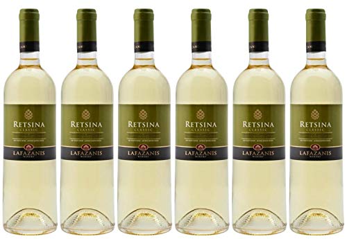 Retsina Lafazanis 6x 0,75l | Geharzter Weißwein aus Griechenland | 11% Vol. | + 20ml Jassas Olivenöl Retsina Lafazanis 6x 0,75l | Geharzter Weißwein aus Griechenland | 11% Vol. | + 20ml Jassas Olivenöl von Jassas Griechische Feinkost