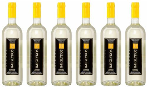 Cavino Imiglykos weiß 6x 0,75l Flasche | Lieblicher Weißwein aus Griechenland | 12% Vol. | + 20ml Jassas Olivenöl von Jassas Griechische Feinkost