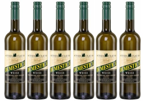 Demestica weiß trocken 6x 0,75l Achaia Clauss | Beliebter Weißwein aus Griechenland | Griechischer Tafelwein | + 20ml Jassas Olivenöl Demestica weiß trocken 6x 0,75l Achaia Clauss | Beliebter Weißwein aus Griechenland | Griechischer Tafelwein | + 20ml Jassas Olivenöl von Jassas Griechische Feinkost