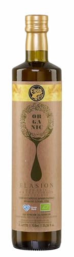 Elasion Bio Olivenöl aus Kreta 0,75l Flasche GR-BIO-06 | Griechisches Bio Olivenöl von Jassas Griechische Feinkost