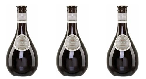 Genesis Rot trocken Kechri 3x 0,5l Flasche | Trockener Rotwein aus Griechenland | + 20ml Jassas Olivenöl von Jassas Griechische Feinkost