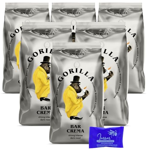 Gorilla Espresso Bar Crema 6x 1000g Joerges + Jassas Gebäck | Gorilla Kaffee | Gorilla Espresso Gorilla Espresso Bar Crema 6x 1000g Joerges + Jassas Gebäck | Gorilla Kaffee | Gorilla Espresso von Jassas Griechische Feinkost