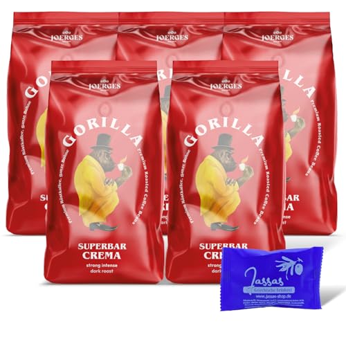 Gorilla Super Bar Crema 5x 1000g Joerges + Jassas Gebäck | Gorilla Kaffee | Gorilla superbar | Gorilla Espresso Gorilla Super Bar Crema 5x 1000g Joerges + Jassas Gebäck | Gorilla Kaffee | Gorilla superbar | Gorilla Espresso von Jassas Griechische Feinkost