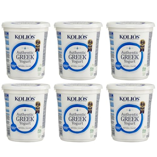 Griechischer Joghurt 10% 6x 1kg Kolios | Milder Joghurt aus Kuhmilch | Vielfach mit Gold prämiert | +20ml Jassas Olivenöl Griechischer Joghurt 10% 6x 1kg Kolios | Milder Joghurt aus Kuhmilch | Vielfach mit Gold prämiert | +20ml Jassas Olivenöl von Jassas Griechische Feinkost
