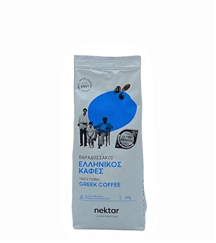 Griechischer Mokka Kaffee 200g Packung | Höchste Qualität | Greek Coffee | Tradition seit 1951 | Im Familienbetrieb hergestellt von Jassas Griechische Feinkost