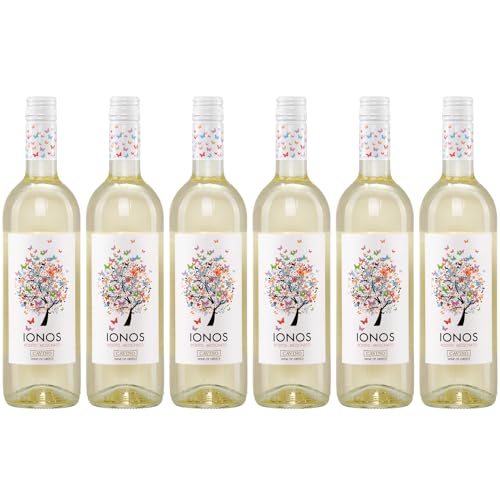 Ionos Weißwein trocken 6x 0,75l | Trockener Weißwein aus Griechenland | Cavino | 12% Vol. | +20ml Jassas Olivenöl Ionos Weißwein trocken 6x 0,75l | Trockener Weißwein aus Griechenland | Cavino | 12% Vol. | +20ml Jassas Olivenöl von Jassas Griechische Feinkost