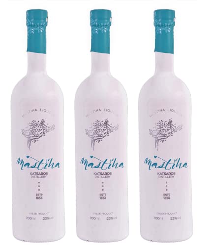 Masticha Likör 3x 0,7l 22% Vol. | Katsaros Distillery | Mastix | Mastiha | Mit dem Baumharz aus Chios | + 20ml Jassas Olivenöl Masticha Likör 3x 0,7l 22% Vol. | Katsaros Distillery | Mastix | Mastiha | Mit dem Baumharz aus Chios | + 20ml Jassas Olivenöl von Jassas Griechische Feinkost